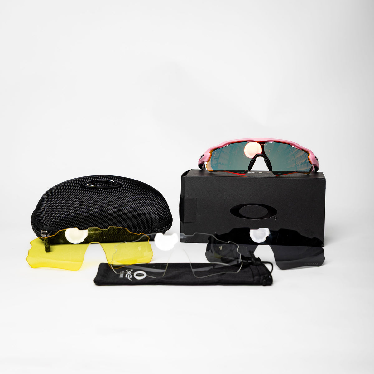 Oakley Pink Frame ( full set 4 lens )