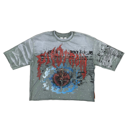 First Row “sacred heart gray”