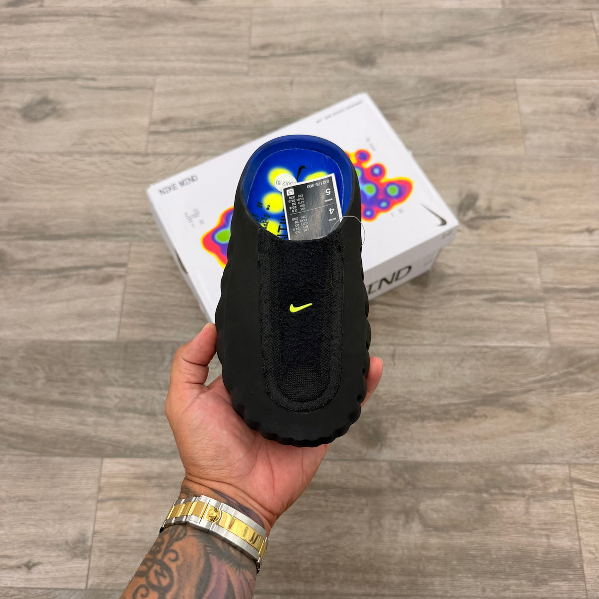 Nike Mind 001 Slide “Hyper Royal Black” UA