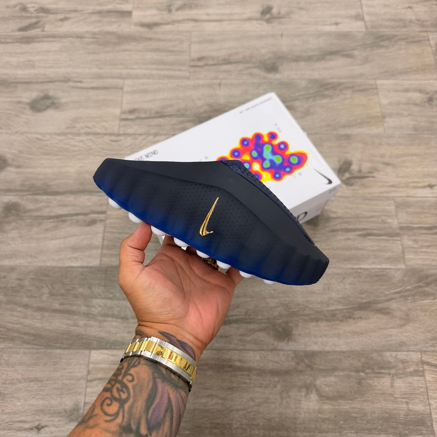 Nike Mind 001 Slide “Blackened Blue Game” UA
