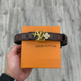 LV Gold Logo Women [damier brown]