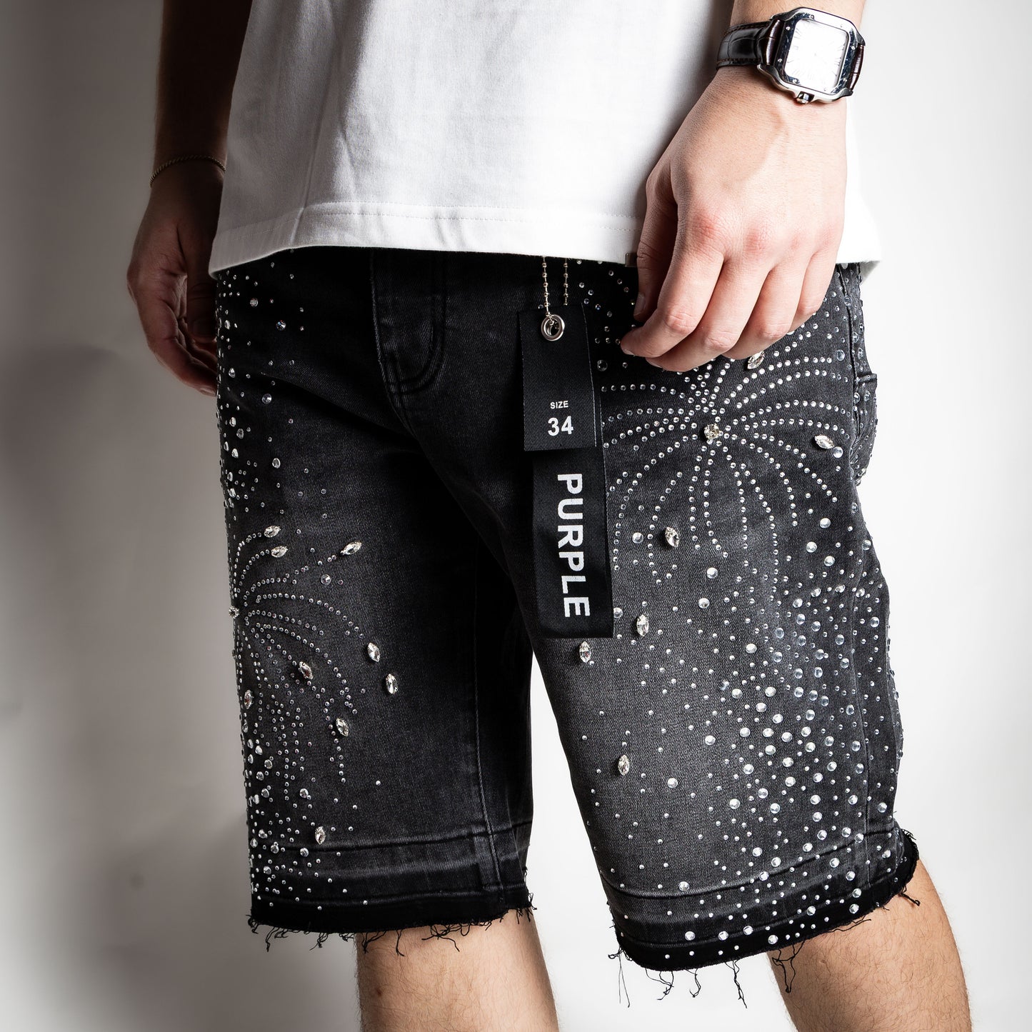 Purple Jean Short 006