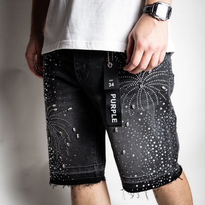 Purple Jean Short 006