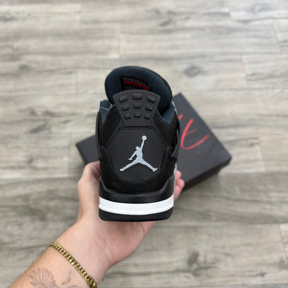 Jordan 4 Retro Black Canvas
