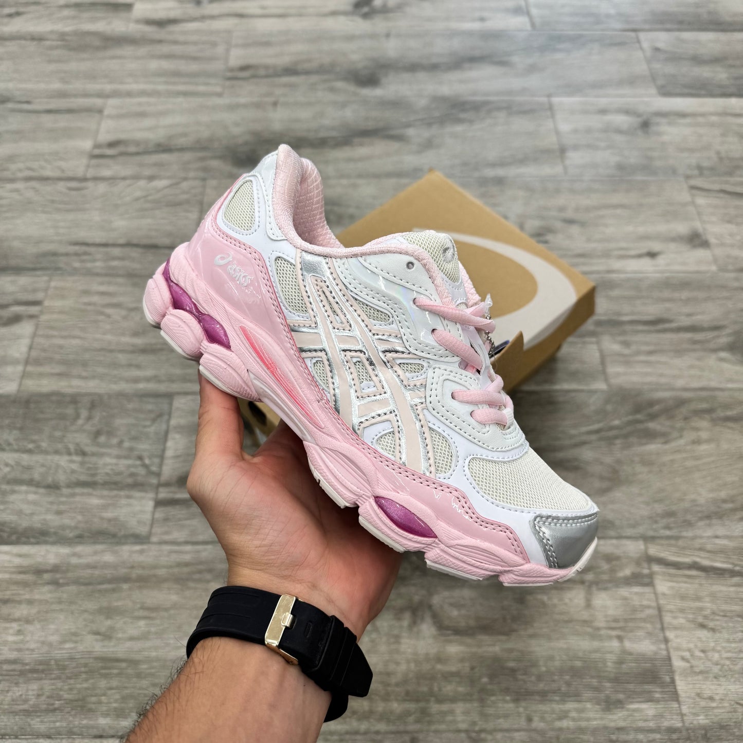Asics GEL-NYC Pink Cream Pure Silver