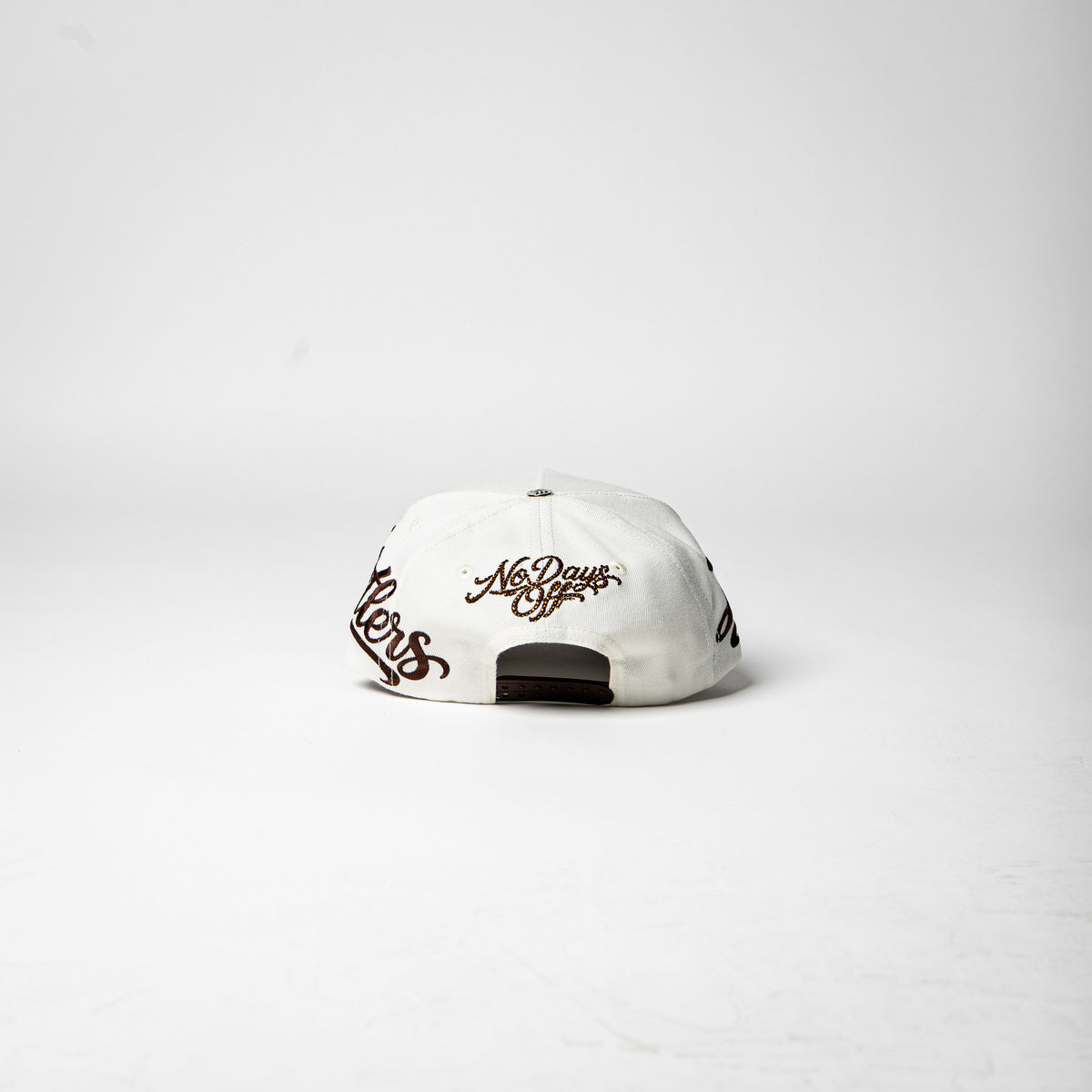Life Hustlers SnapBack ( Cream / Brown )
