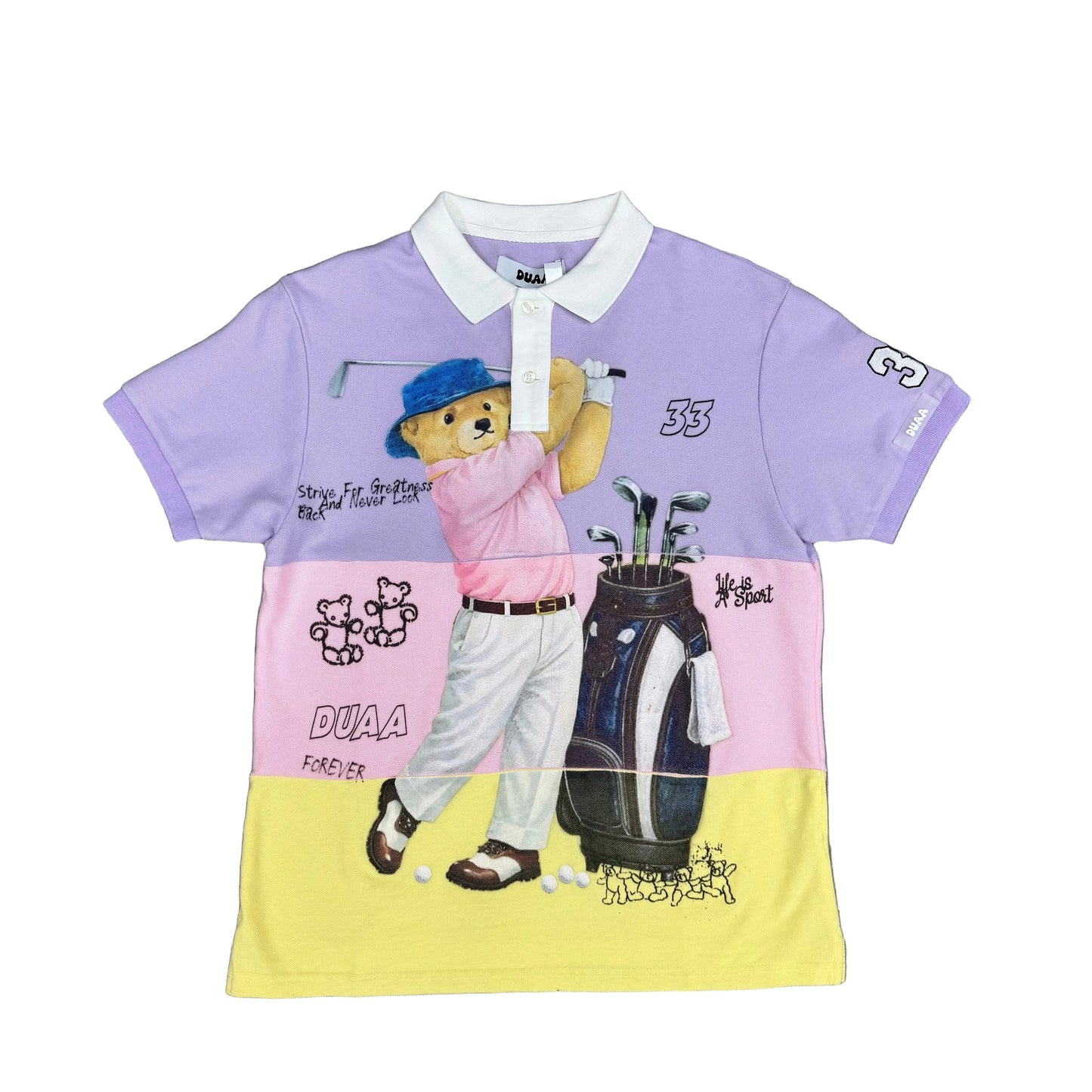 DUAA Polo “ Golf Teddy Bear ”