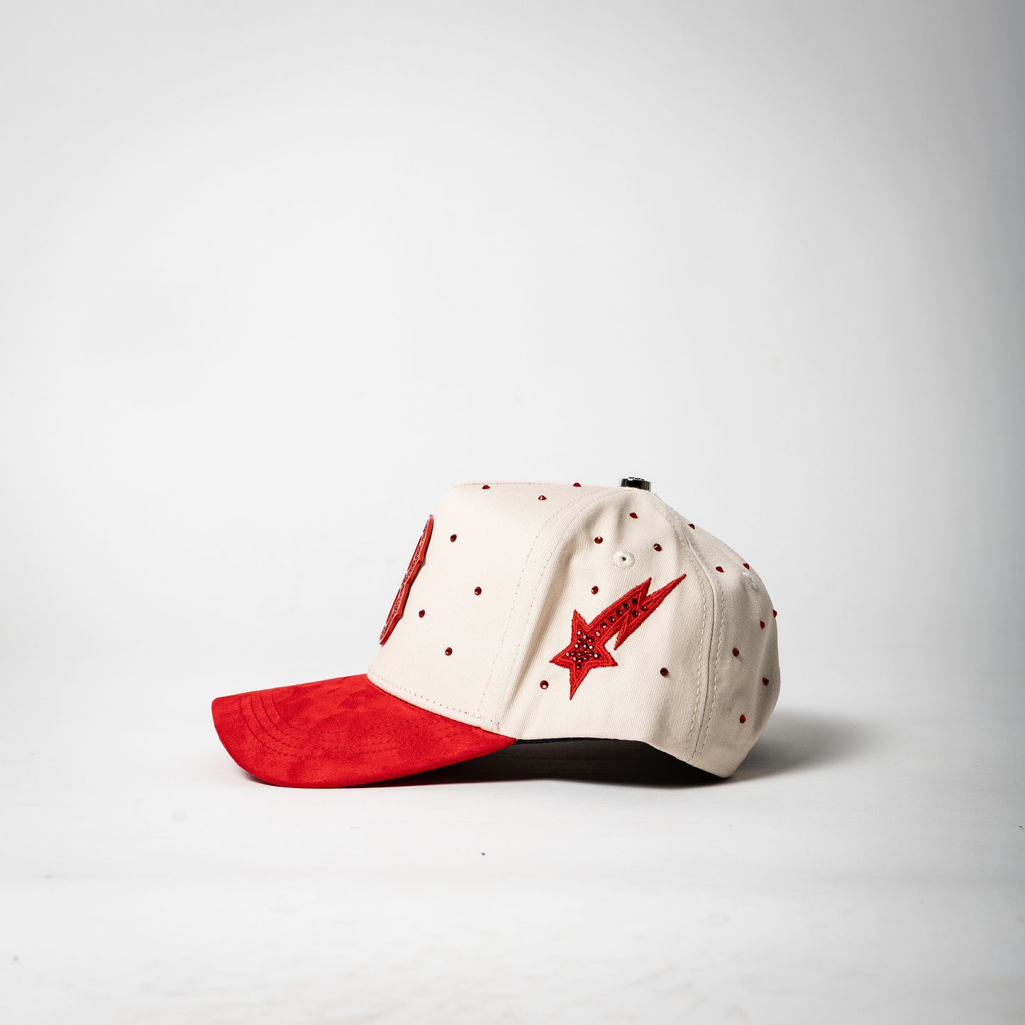 Cap Fans “ Boston ” ( cream/red)