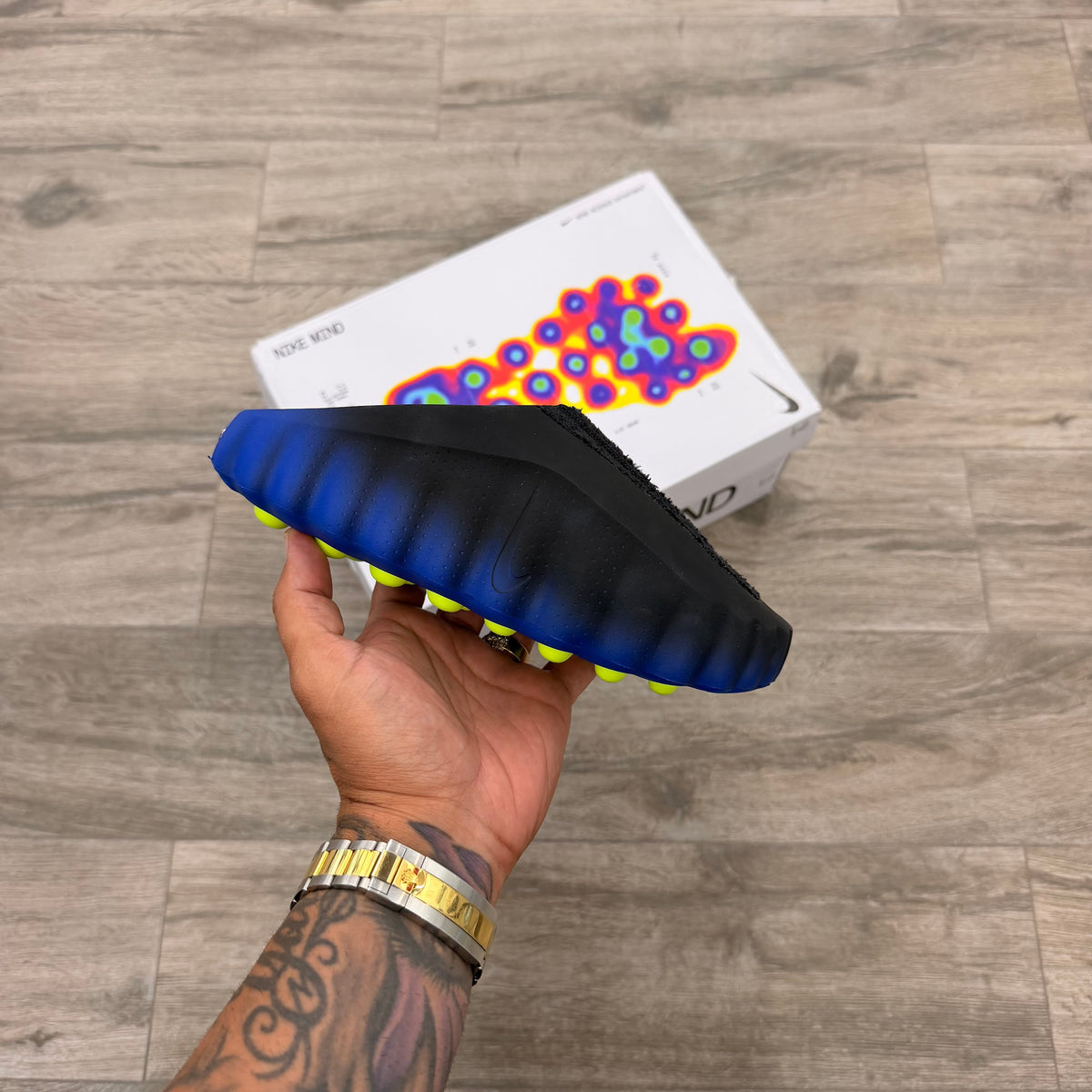 Nike Mind 001 Slide “Hyper Royal Black” UA