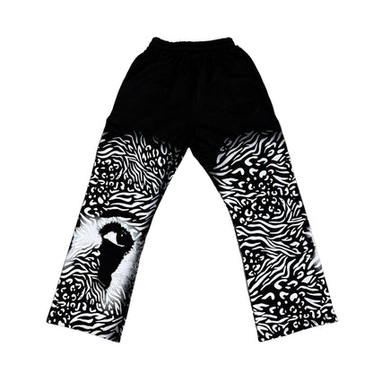 Mixed Emotion Sweaterpants " ME "( black )