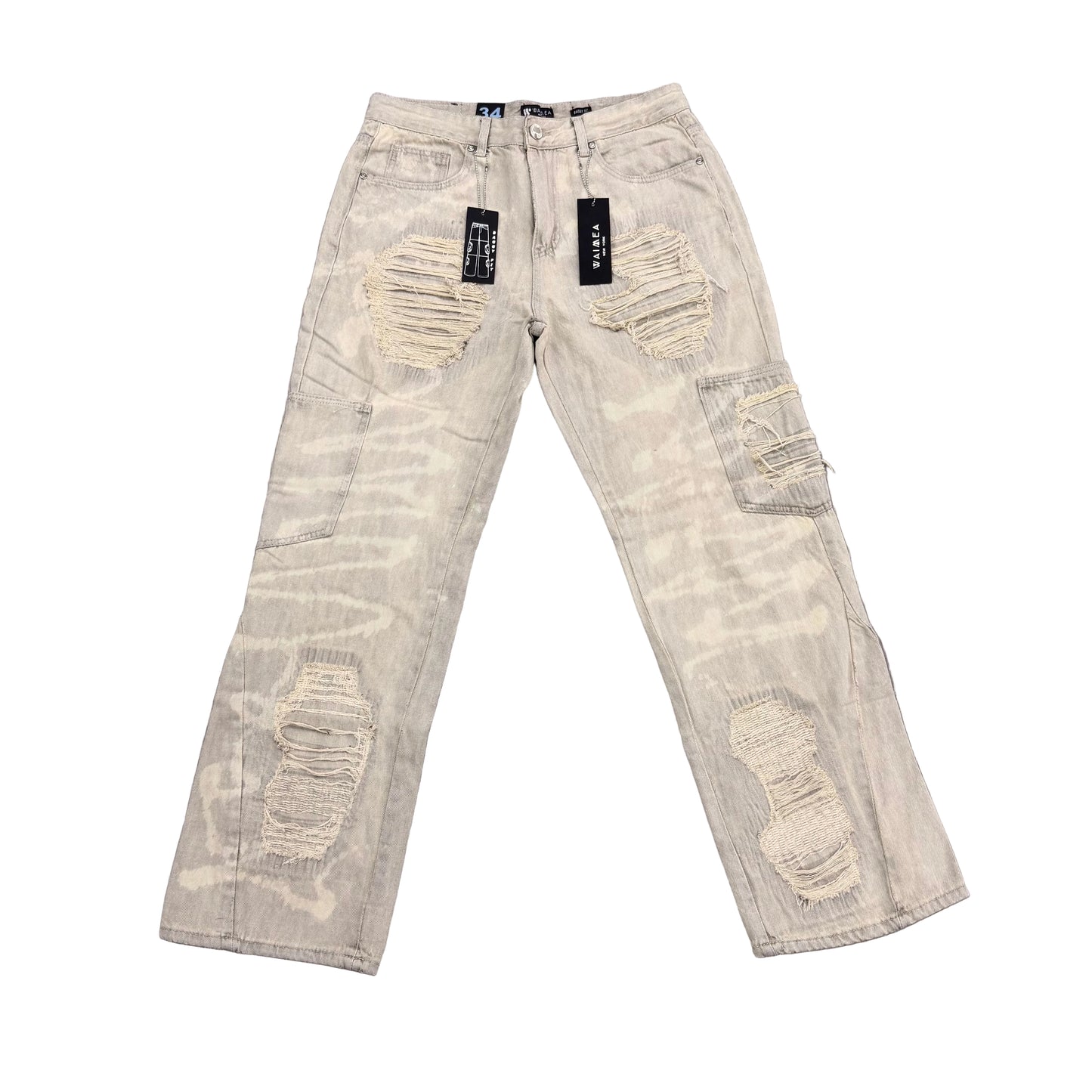 WAIMEA “Baggy Fit” Grey Sand Wash