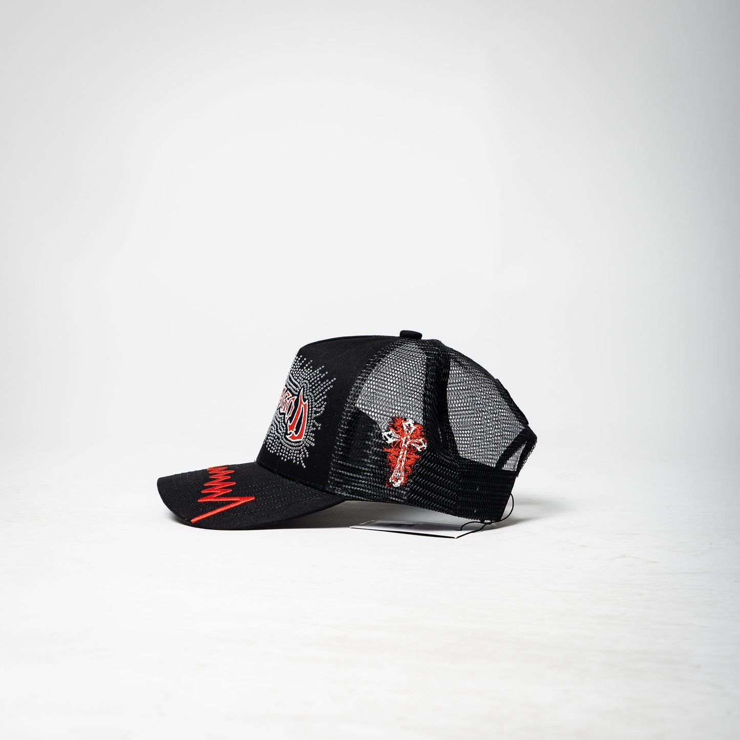 GLAZAGOD hat ( black / red )