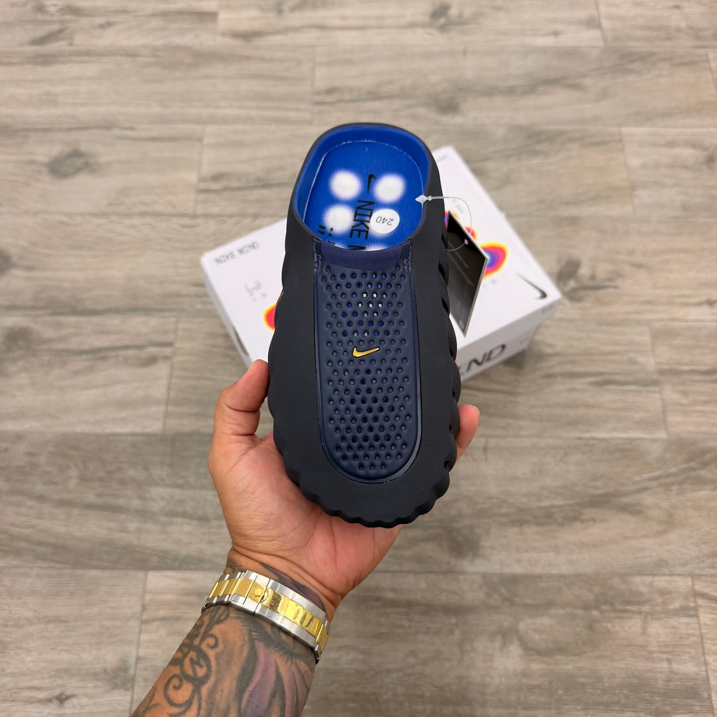 Nike Mind 001 Slide “Blackened Blue Game” UA