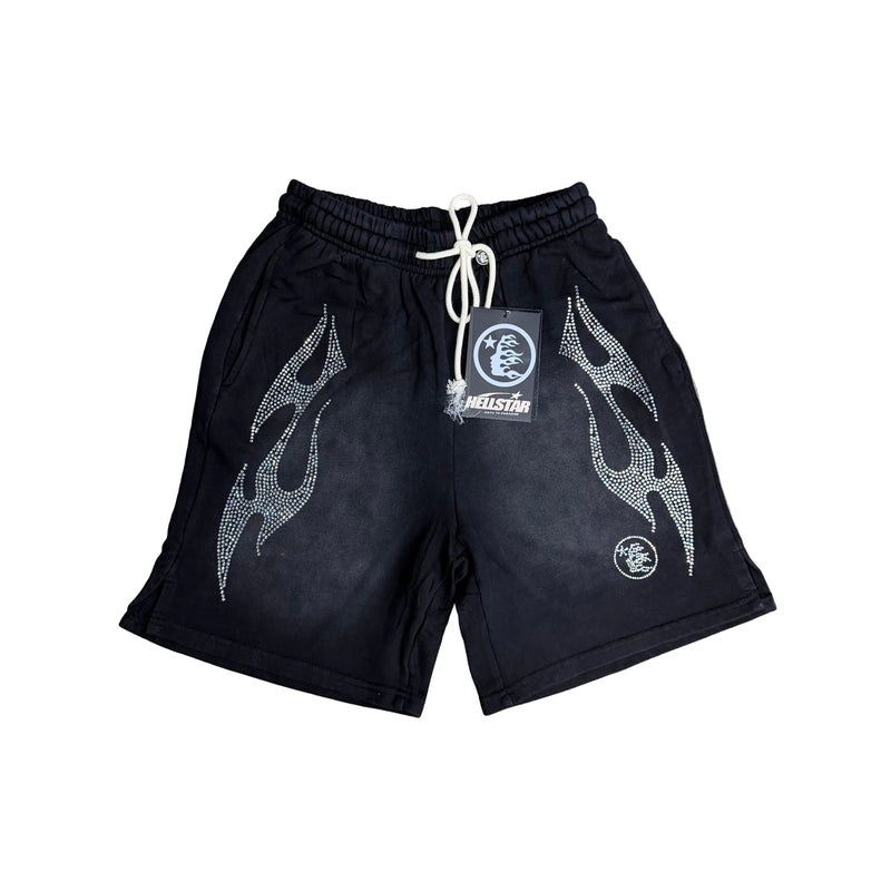 HellStar Black Short Rhinestone