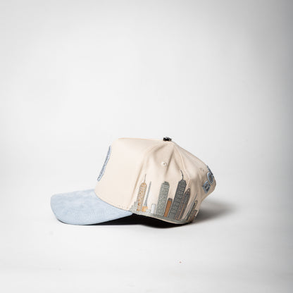 Cap Fans “ Boston ” ( cream/light blue)