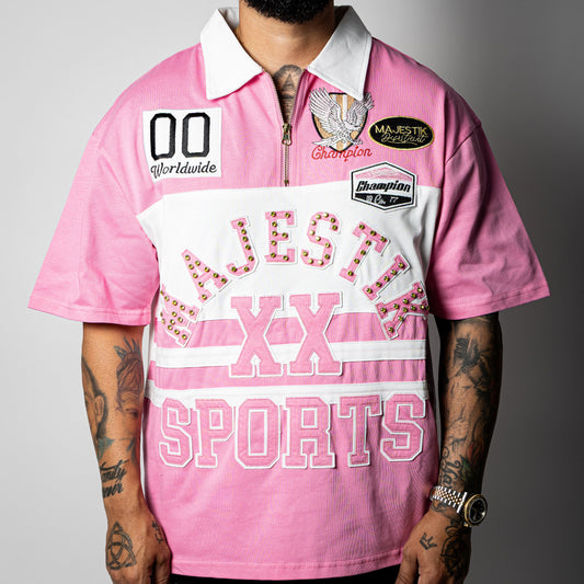 Majestik X Sport Polo (Pink)