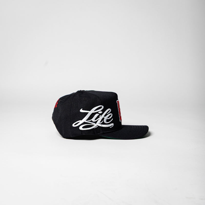 Life Hustlers SnapBack ( Black / Red )