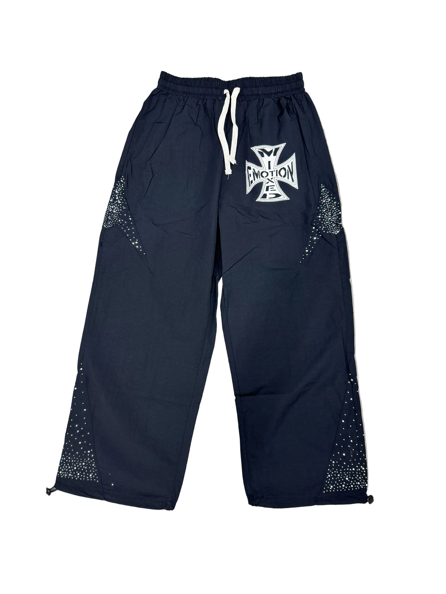 Mixed Emotion Black Classic Nylon Pants