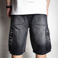 Rebel Pearl Shorts Jeans (black)