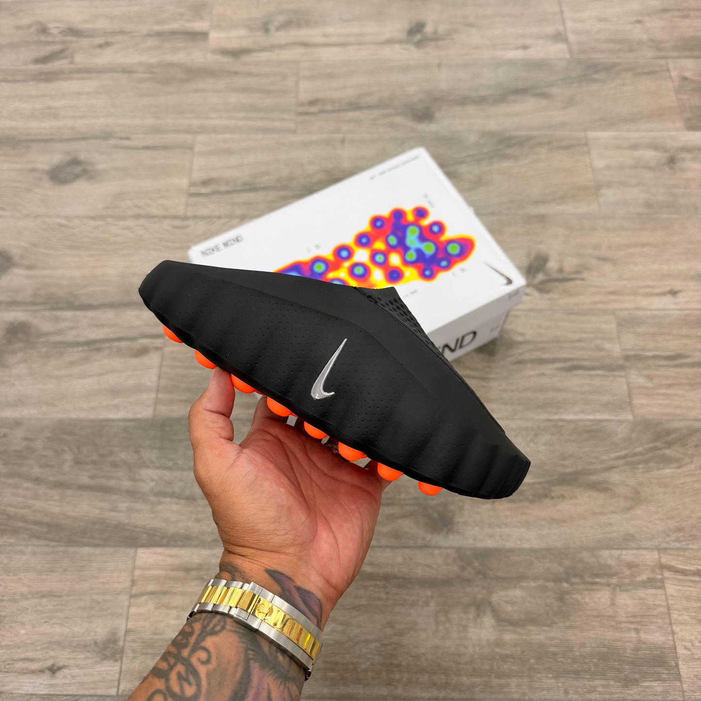 Nike Mind 001 Slide “Black Chrome” UA