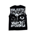 MAJESTIK Tank Top  (Black/White )