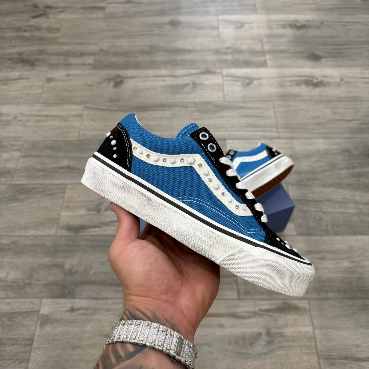 Vans LX Old Skool 36 Pearlized Pack Black Navy