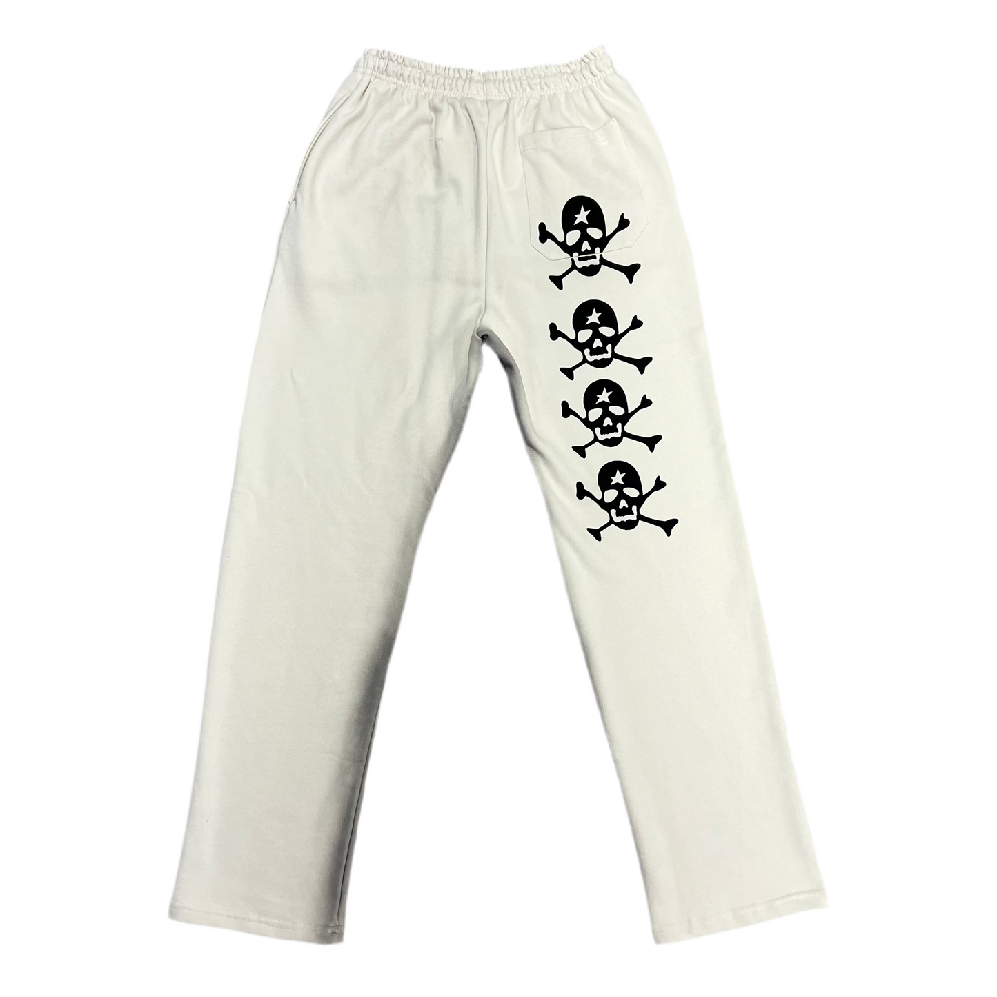 HellStar Sweaterpant Cream Skull