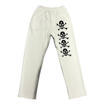 HellStar Sweaterpant Cream Skull