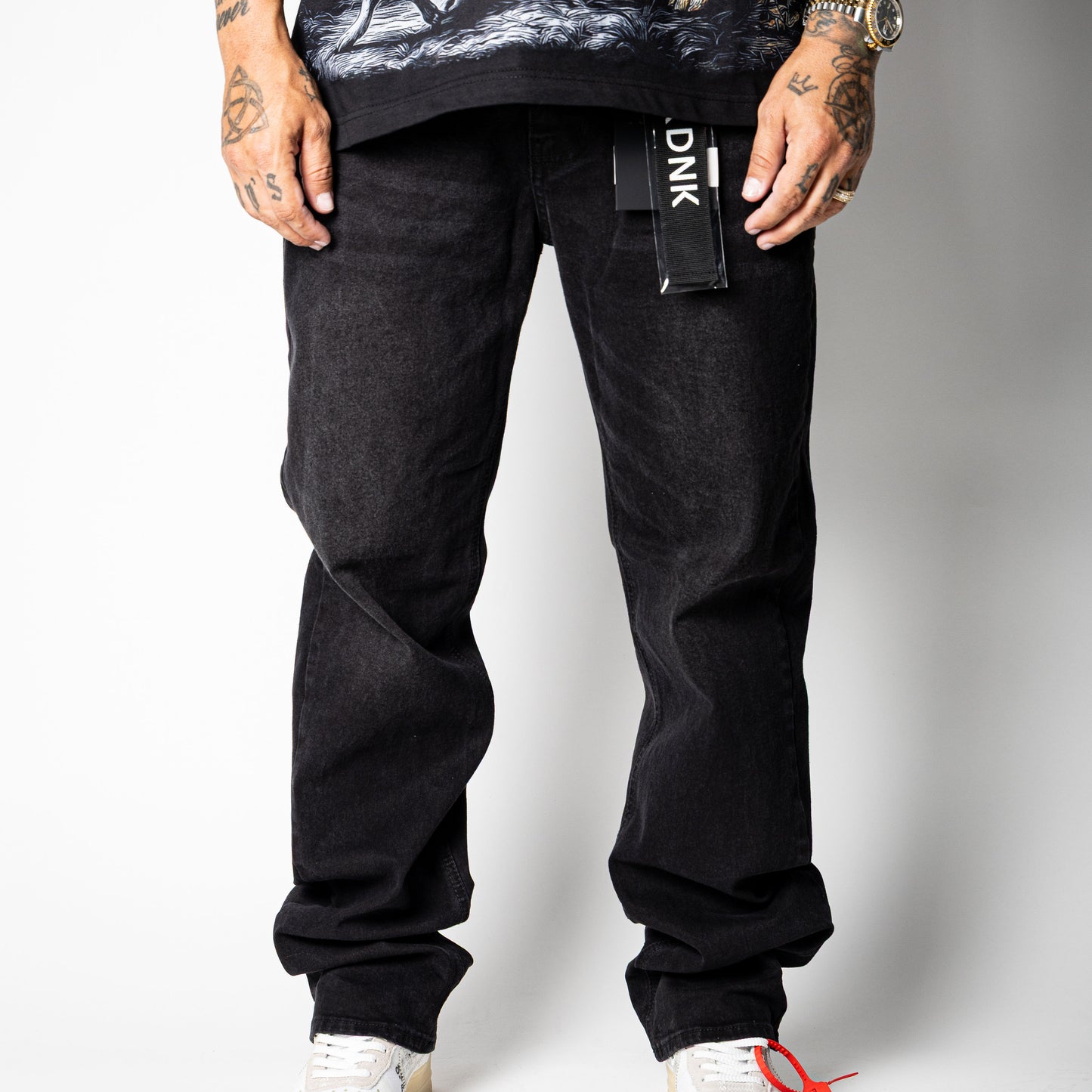 KDNK Jeans Slim Straight (black)