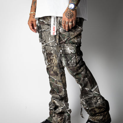 First Row Flares Jean [Hunting Camo]