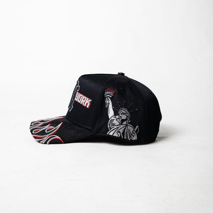 Cap Fans NY Black/Red