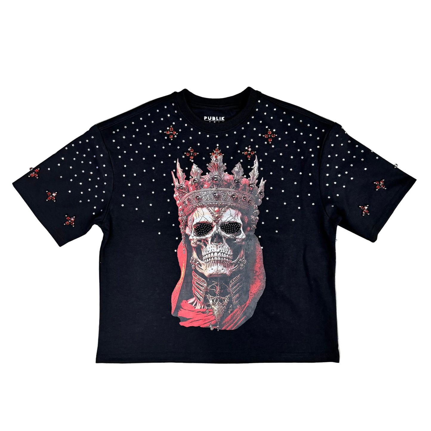 Publik rhinestone “ Skull ” Black