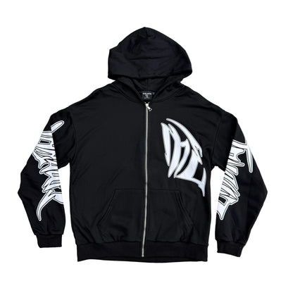 Mixed Emotion Jacket ( Black / White )