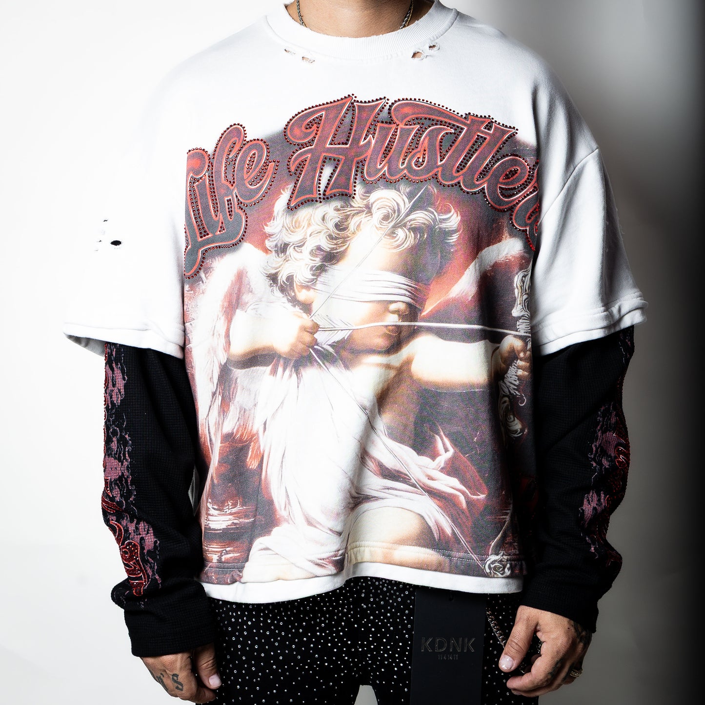 Life Hustlers “Blind Cupid Long Sleeve White”