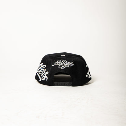 Life Hustlers SnapBack ( Black / White )