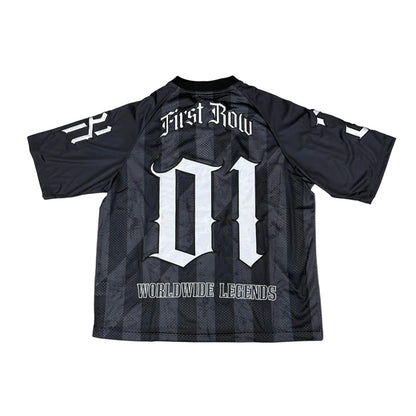 First Row " Soccer style Grey "