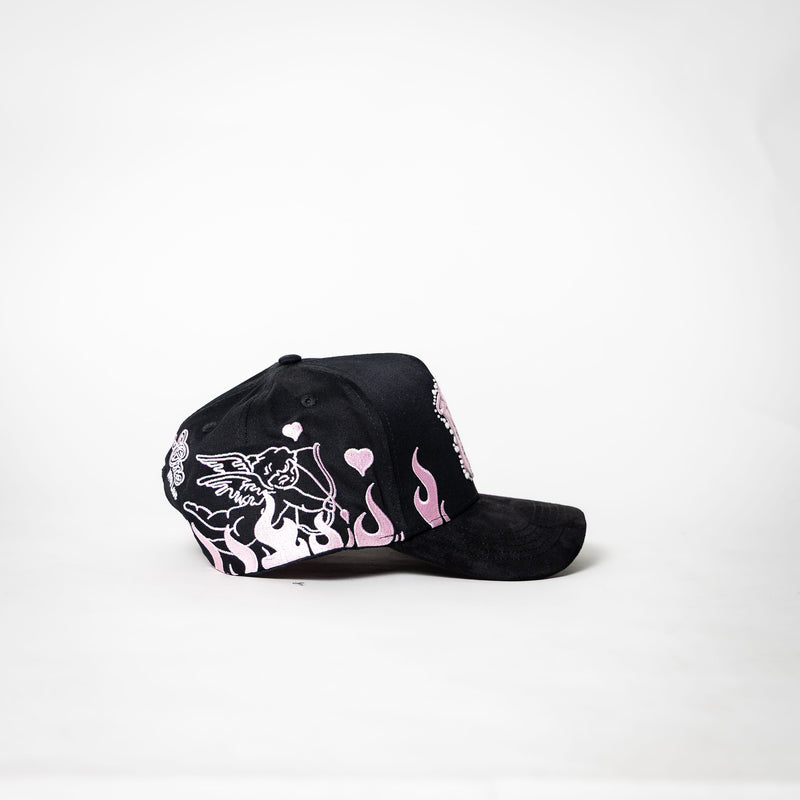 Dandy Hats “ NY flame ” {black/pink}