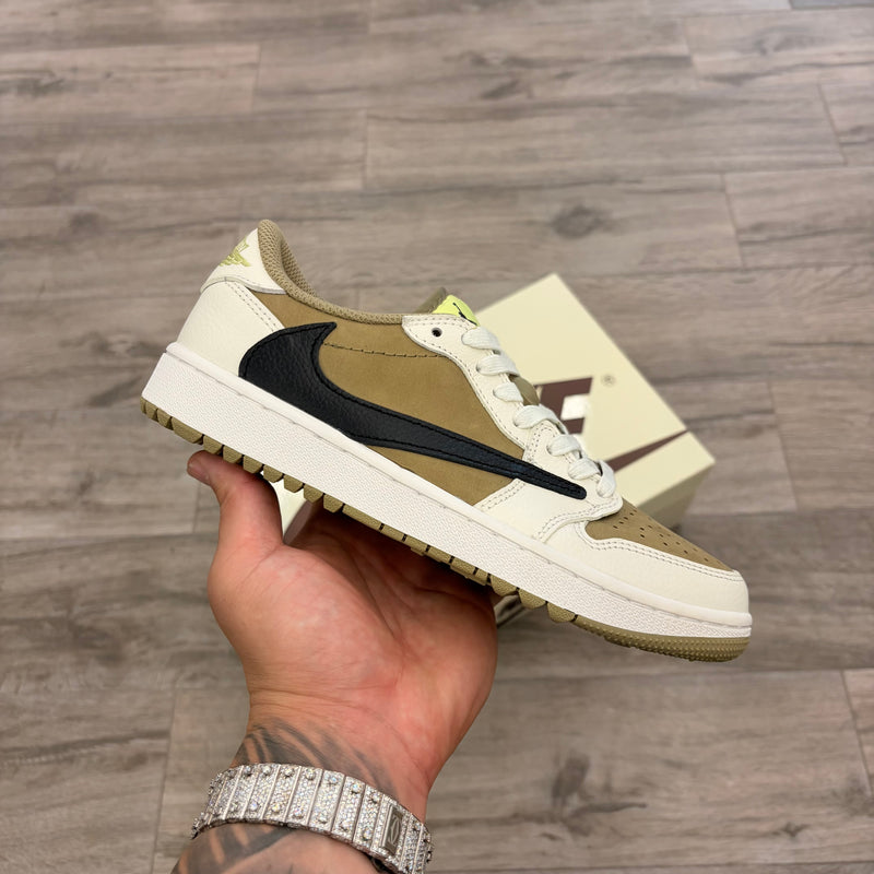 Jordan 1 Retro Low Golf Travis Scott Neutral Olive