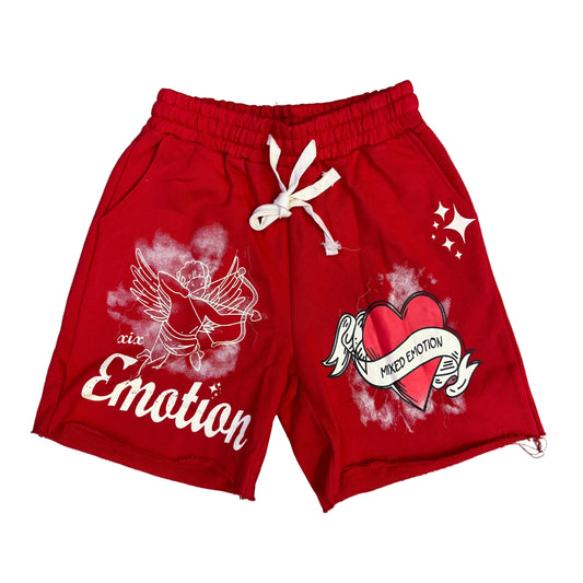 Mixed Emotion Red “Cupid” Short