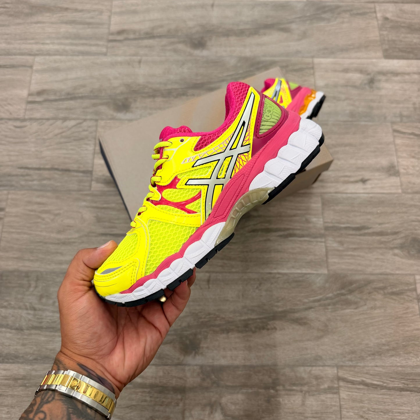 ASICS GEL-Nimbus 16 'Yellow Pink'