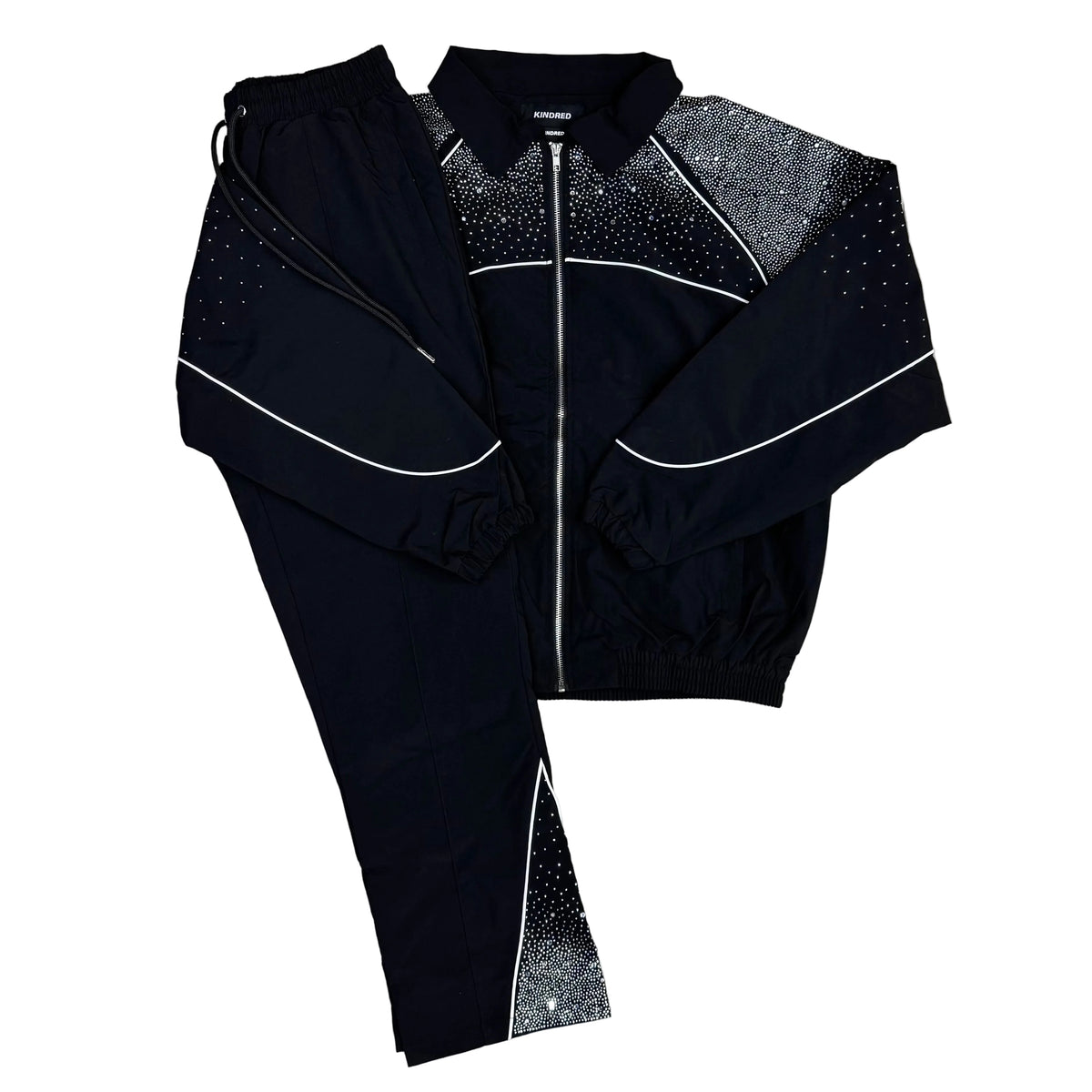 KINDRED Rhinestone Tracksuit [black]