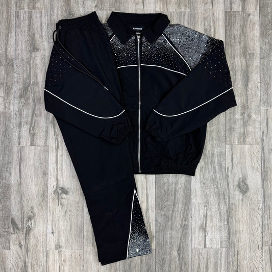 KINDRED Rhinestone Tracksuit [black]