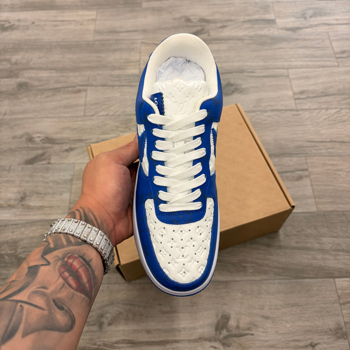 LV AF1 Off White Royal