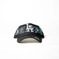 Dandy Hats “LA” {black/turquoise}