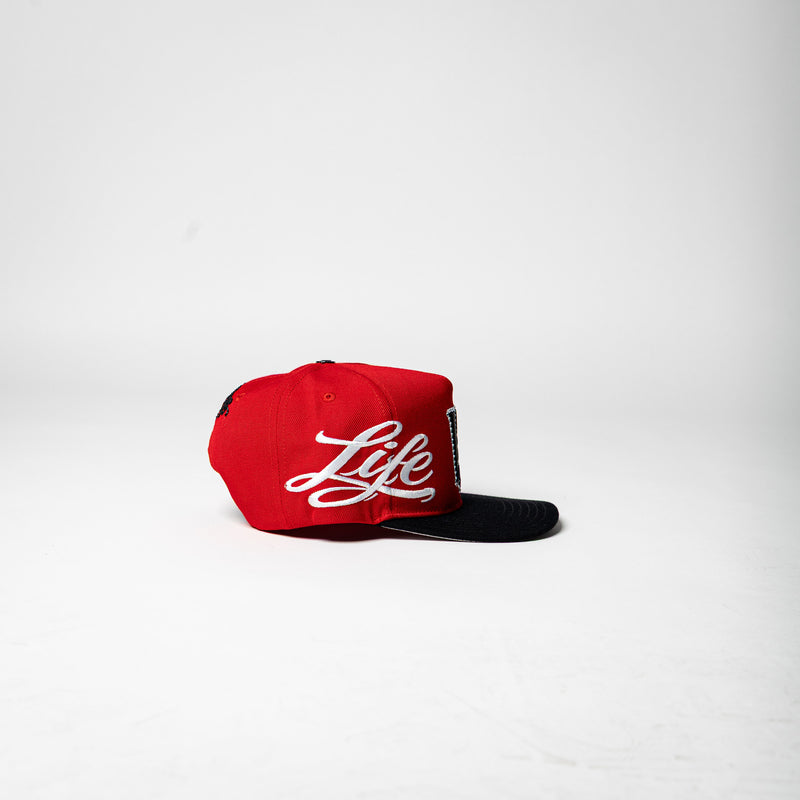 Life Hustlers SnapBack ( Red / Black )