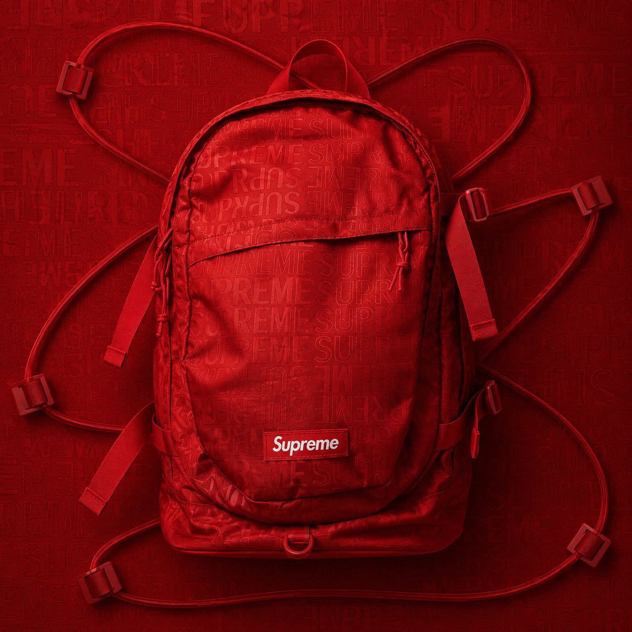 Supreme Backpack SS19 Red