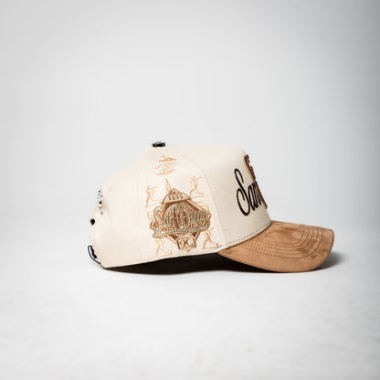 VQC Caps “ San Diego ” ( cream/brown)