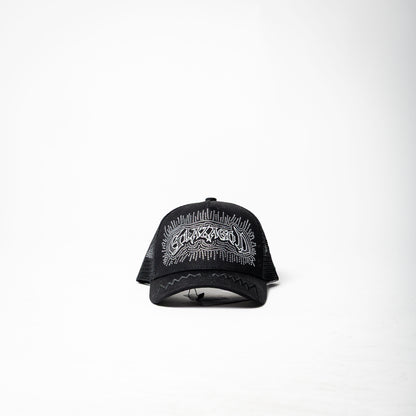 GLAZAGOD hat ( black / grey )