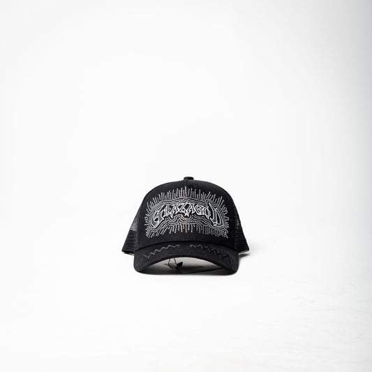 GLAZAGOD hat ( black / grey )