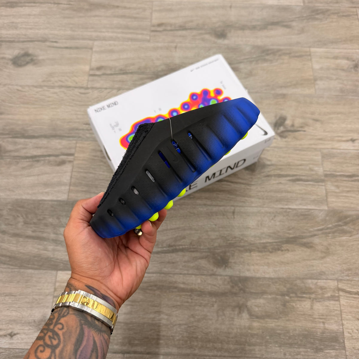 Nike Mind 001 Slide “Hyper Royal Black” UA